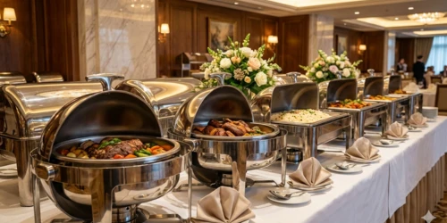 The Role of Chafing Dishes in Hotel Buffets