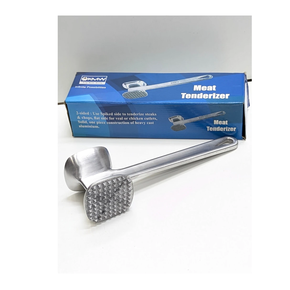 Aluminium Meat Tenderizer Hammer - Double Sided for Commercial kitchen use