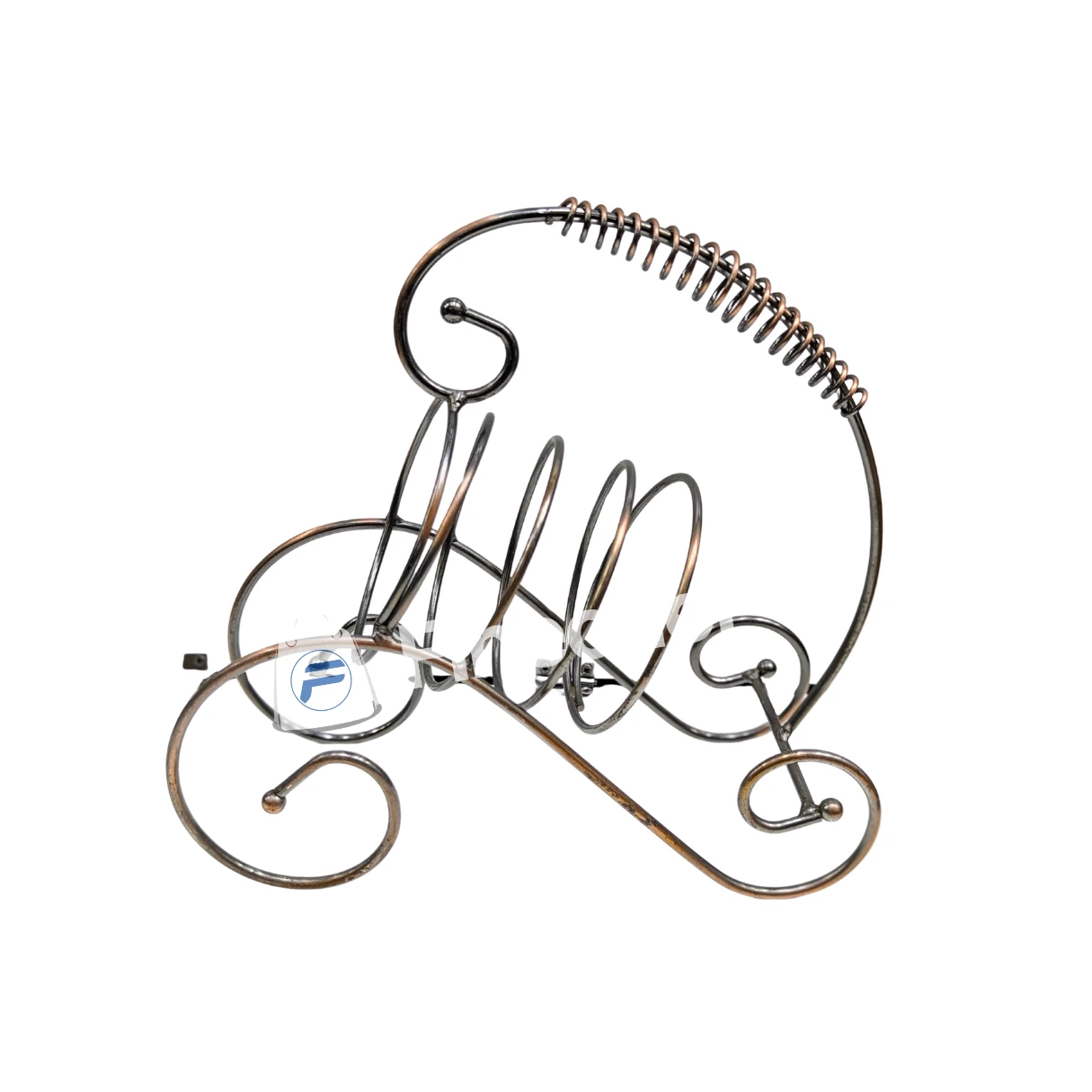 Metallic Wine Bottle Holder with Handle / Wine Rack For wines and Chanpagnes