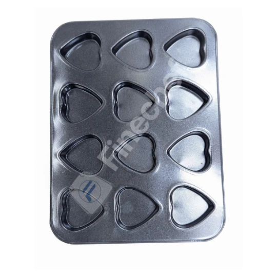 Heart Shaped Muffin Mould for Baking Cupcakes and Mini Cakes