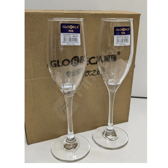 Set of 6 Champagne Flutes for Serving Sparkling Wine