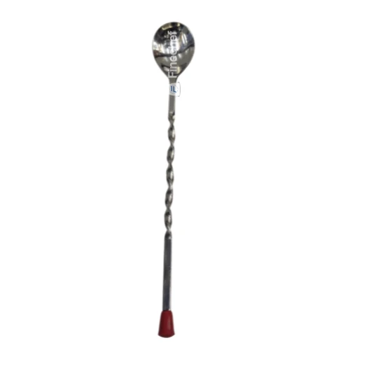 Stainless Steel Bar Spoon – Long Twisted Cocktail Mixing Spoon